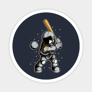 astronaut baseball Magnet